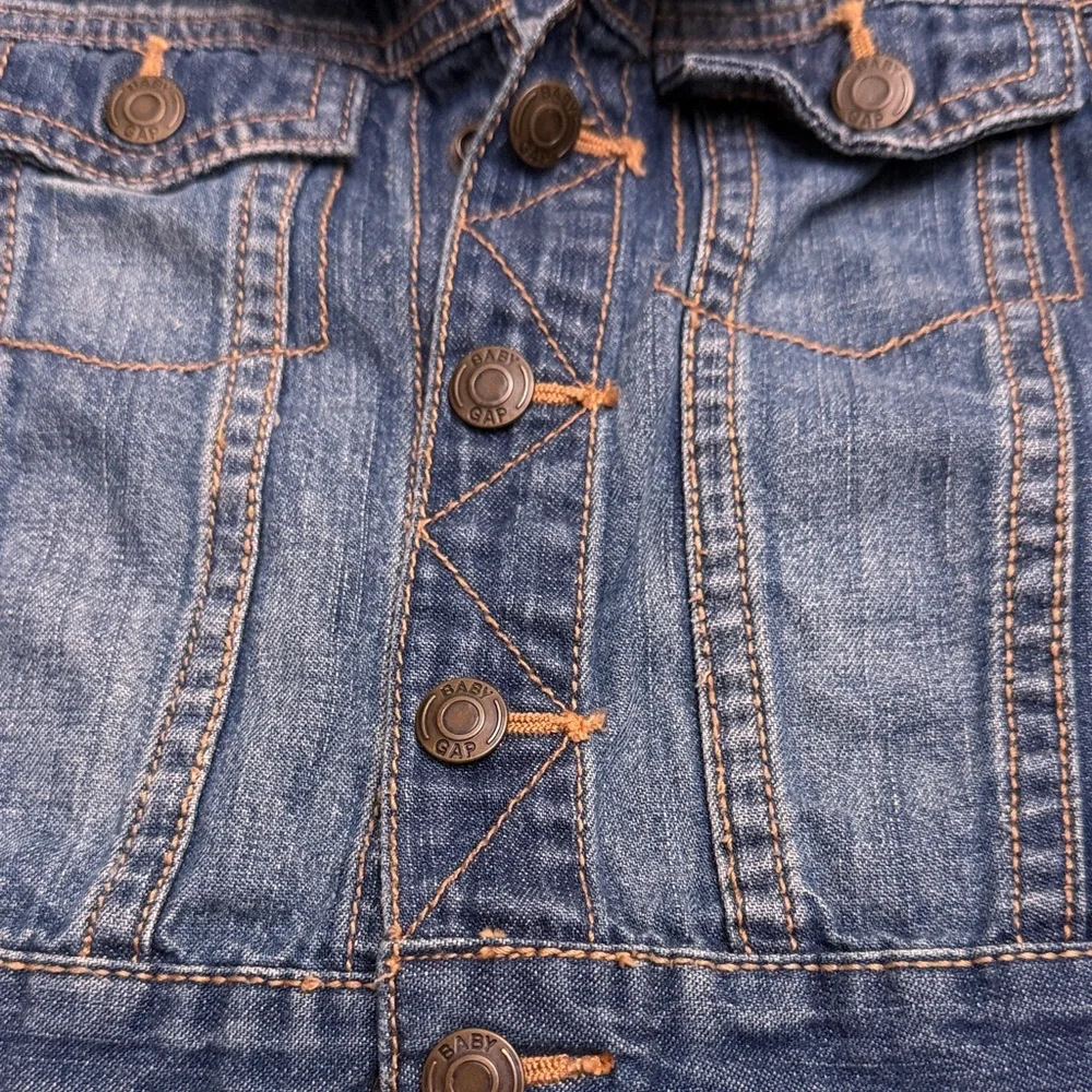 GAP Kids Blue Denim Jacket with Button Front